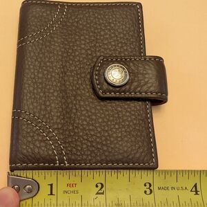 Longchamp Brown Leather Wallet